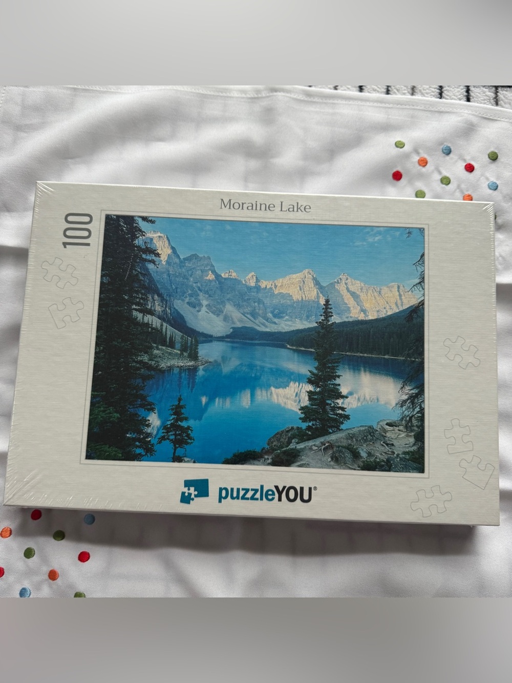 puzzleYOU Moraine Lake Canada 100-Piece Jigsaw Puzzle – Brand New Sealed
